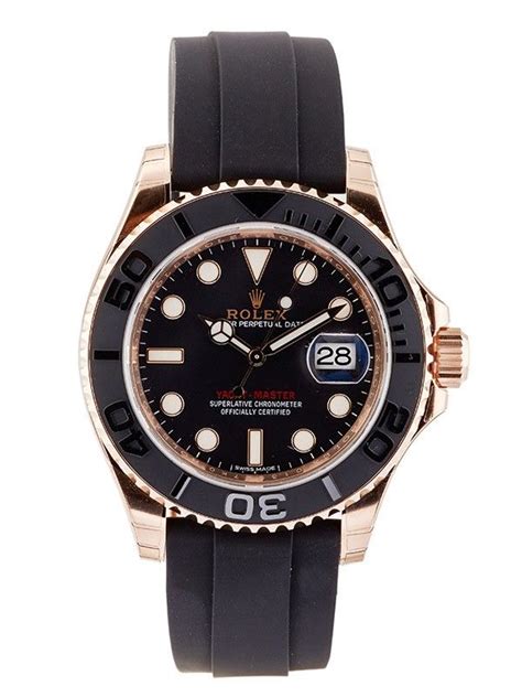 rolex yacht master oro caucciu